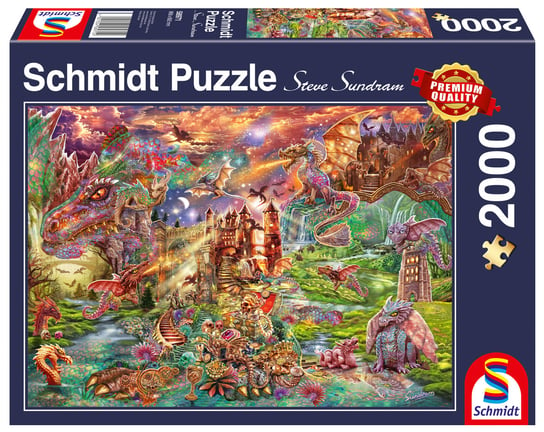 Schmidt, puzzle, Smoczy skarb, 2000 el. Schmidt