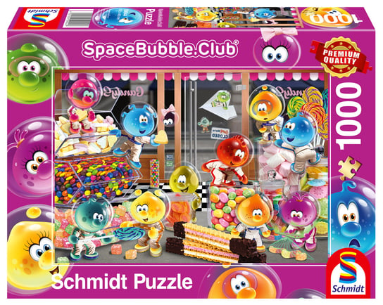 Schmidt, puzzle, SpaceBubble, W sklepie ze słodyczami, 1000 el. Schmidt