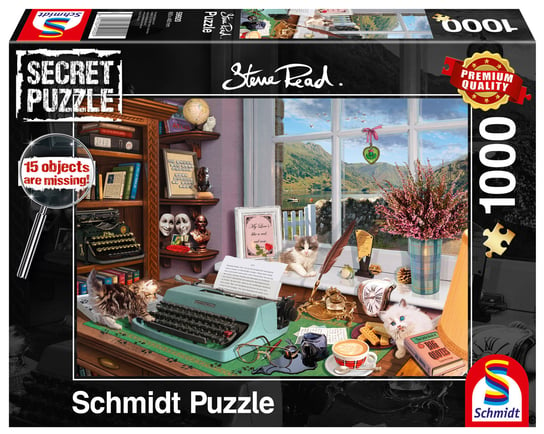 Schmidt, puzzle, Steve Read Na biurku, 1000 el. Schmidt
