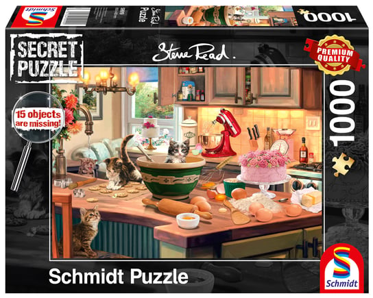 Schmidt, puzzle, Steve Read (Secret ) Przy Kuchennym Stole, 1000 el. Schmidt