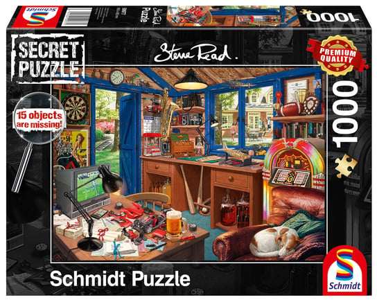 Schmidt, puzzle, Steve Read (Secret Puzzle), Warsztat taty, 1000 el. Schmidt