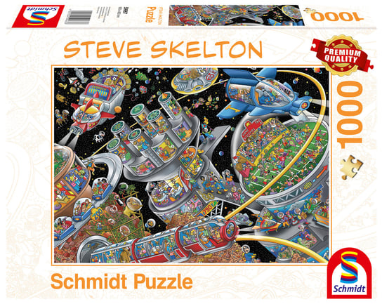 Schmidt, puzzle, Steve Skelton, Kosmiczna kolonia, 1000 el. Schmidt