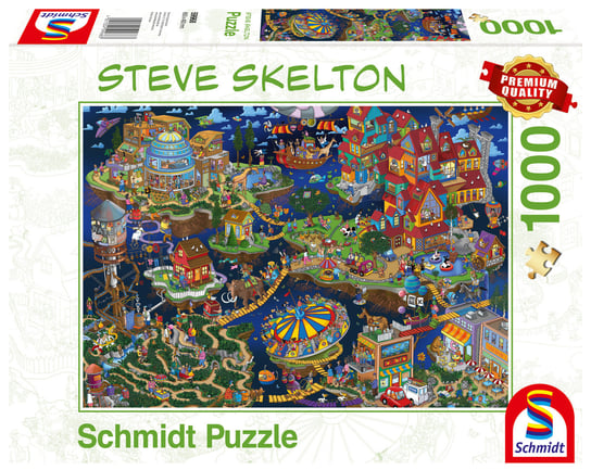 Schmidt, puzzle, Steve Skelton, Miasto ze snu, 1000 el. Schmidt