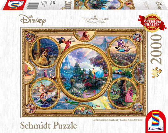 Schmidt, puzzle, Święty Bohaterowie bajek Disneya, 2000 el. Schmidt