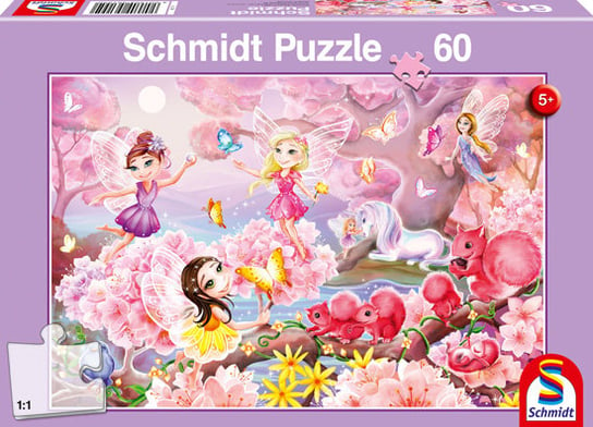 Schmidt, puzzle, Tańczące wróżki, 60 el. Schmidt