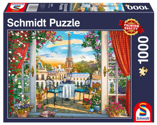 Schmidt, puzzle, Taras w Paryżu, 1000 el. Schmidt