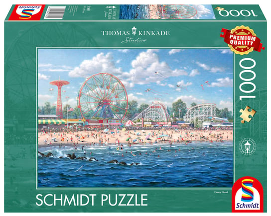 Schmidt, puzzle, Thomas Kinkade, Coney Island / Nowy Jork, 1000 el. Schmidt