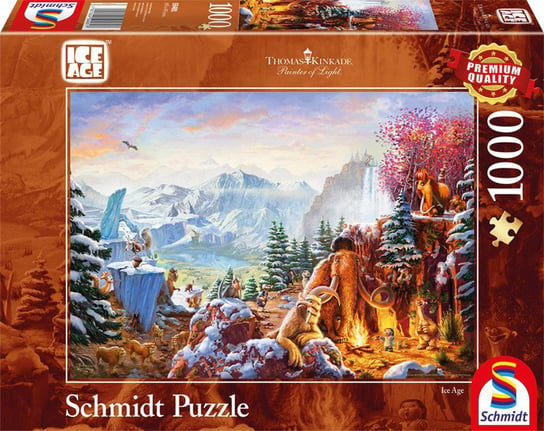 Schmidt, puzzle, Thomas Kinkade, Epoka lodowcowa, 1000 el. Schmidt