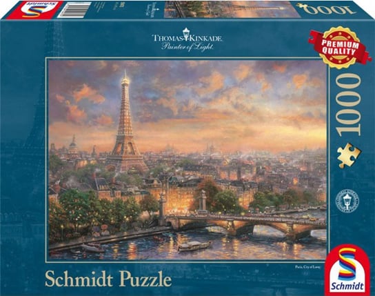 Schmidt, puzzle, Thomas Kinkade, Paryż, 1000 el. Schmidt