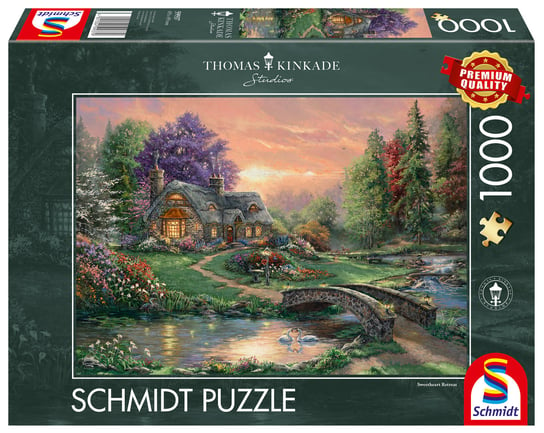 Schmidt, puzzle, Thomas Kinkade, Romantyczny weekend, 1000 el. Schmidt