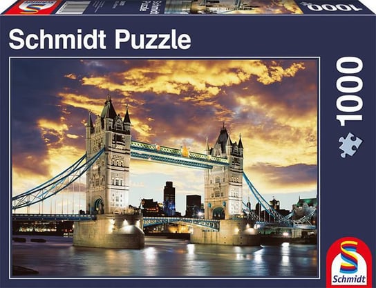 Schmidt, puzzle, Tower Bridge Londyn, 1000 el. Schmidt