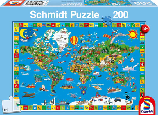 Schmidt, puzzle, Twój niesamowity świat, 200 el. Schmidt