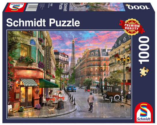 Schmidt, puzzle, Ulica Prowadząca Do Wieży Eiffla, 1000 el. Schmidt