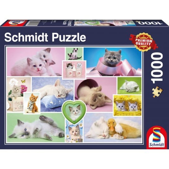 Schmidt, puzzle, Urocze kocięta, 1000 el. Schmidt