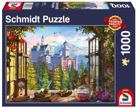 Schmidt, puzzle, Widok Na Bajkowy Zamek, 1000 el. Schmidt