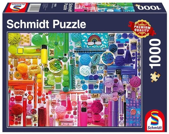 Schmidt, puzzle, Wszystkie kolory tęczy, 1000 el. Schmidt
