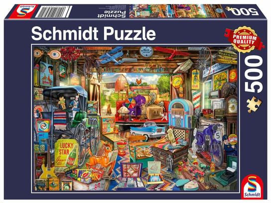 Schmidt, puzzle, Wyprzedaż Garażowa, 500 el. Schmidt