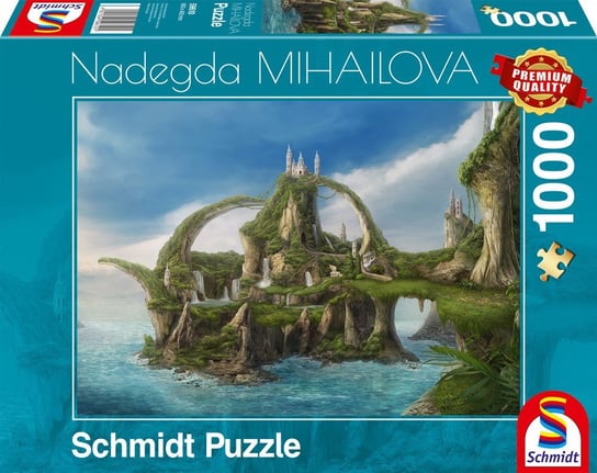 Schmidt, puzzle, Wyspa wodospadów, 1000 el. Schmidt