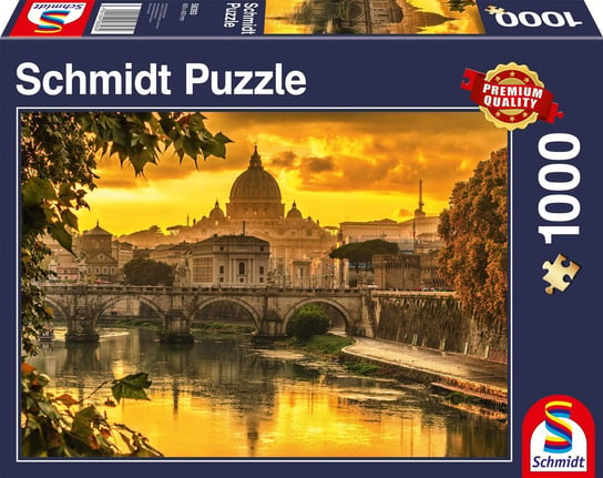 Schmidt, puzzle, Zachód słońca w Rzymie, 1000 el. Schmidt