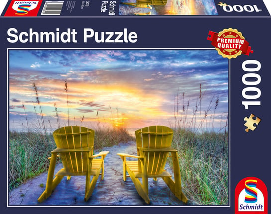 Schmidt, puzzle, Zachód słońca we dwoje, 1000 el. Schmidt