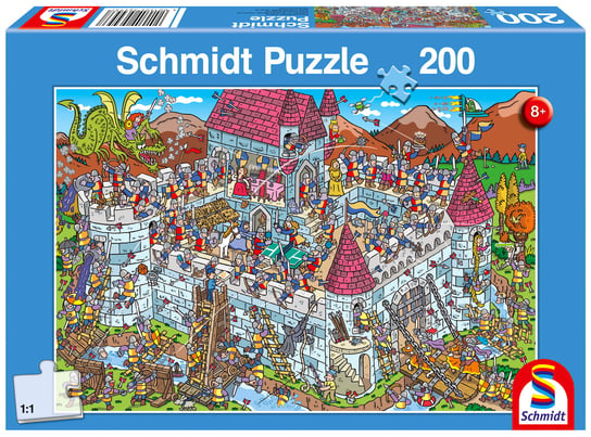 Schmidt, Puzzle Zamek rycerski, 200 el. Schmidt