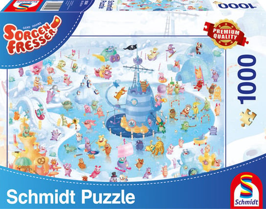 Schmidt, puzzle, Zimowa zabawa, 1000 el. Schmidt