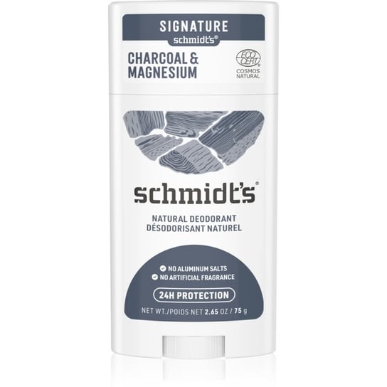 Schmidt's Charcoal + Magnesium dezodorant w sztyfcie 24 godz. 75 g Schmidt's