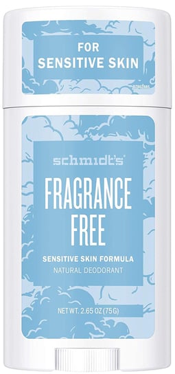 Schmidt's, dezodorant w sztyfcie do skóry wrażliwej bezzapachowy, 58 ml Schmidt's