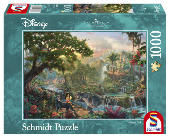 Schmidt Spiele Puzzle, Puzzle SQ. T. Kinkade Księga Dżungli, 1000 el. Schmidt Spiele Puzzle