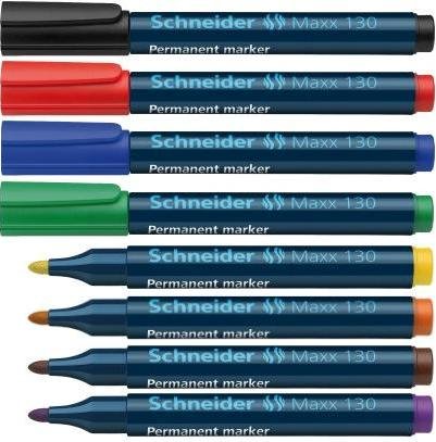 Schneider, marker permanentny Maxx 130, czerwony Schneider