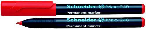 Schneider, marker permanentny Maxx 240, czerwony Schneider