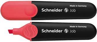 Schneider, zakreślacz job, czerwony Schneider