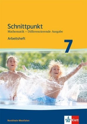 Schnittpunkt Mathematik - Differenzierende Ausgabe für Nordrhein-Westfalen.  Arbeitsheft mit Lösungsheft Mittleres Niveau 7. Schuljahr Klett Ernst /Schulbuch, Klett