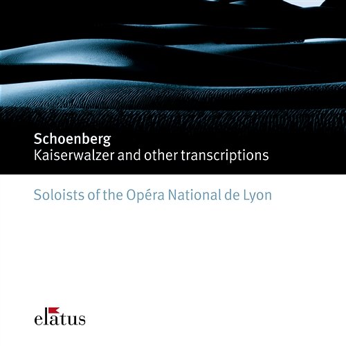 Schönberg : Transcriptions Les Solistes de l'Opéra National de Lyon