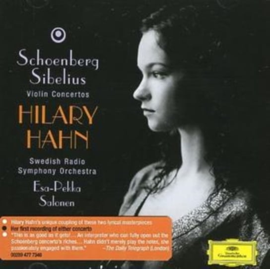 Schoenberg Violin Concerto Op.36/Sibelius Violin Concerto Op.47 Hahn Hilary