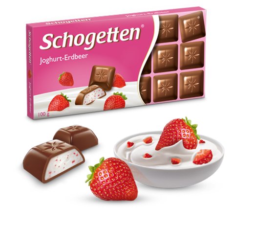 Schogetten Joghurt-Erdbeer 100 g Inny producent