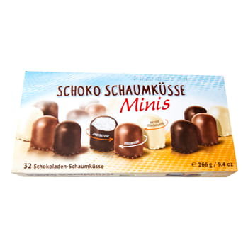 SCHOKO SCHAUMKÜSSE MINIS 266G - Mini ciepłe lody 266g Inny producent