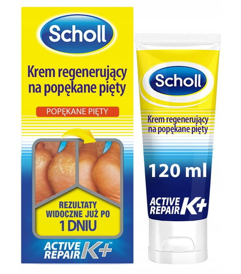 Scholl, Active Repair K+ 60 , krem na pękające pięty, 60 ml Scholl