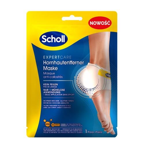 Scholl Expert Care, Złuszczająca maska na pięty z kasem AHA Scholl