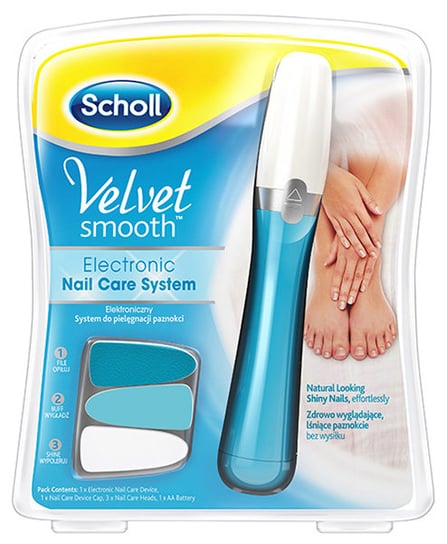 Scholl, Velvet Smooth, elektroniczny pilnik do paznokci Nail Care Scholl