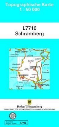 Schramberg 1 : 50 000 Lva Baden-Wurttemberg, Landesamt Fr Geoinformation Und Landentwicklung Baden-Wrttemberg
