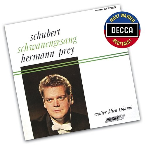 Schubert: Schwanengesang, D.957 (Cycle) - Am Meer Hermann Prey, Walter Klien