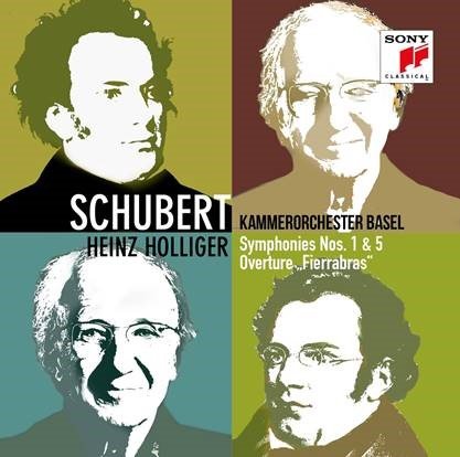 Schubert: Symphonies Nos. 1 & 5 / "Fierrabras" Overture Kammerorchester Basel, Holliger Heinz