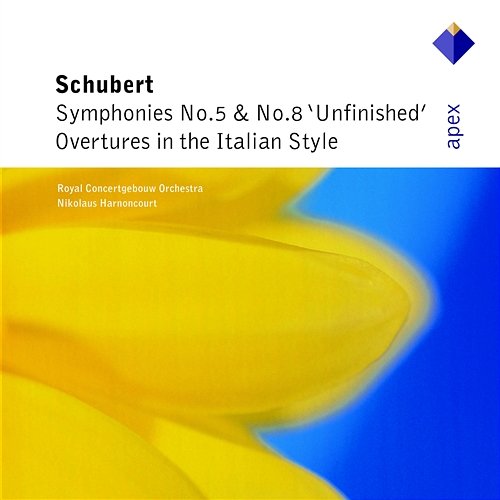 Schubert : Symphonies Nos 5, 8, 'Unfinished' & Overtures Nikolaus Harnoncourt & Royal Concertgebouw Orchestra