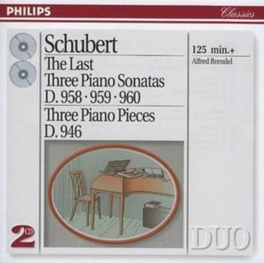 SCHUBERT: The Last Three Piano Sonatas / Three Piano Pieces Brendel Alfred