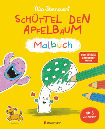 Schüttel den Apfelbaum - Malbuch Bassermann