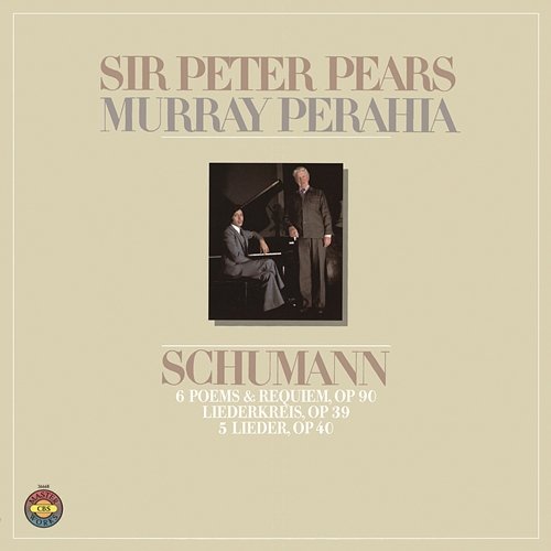 Schumann: 5 Lieder, op. 40; 6 Poems & Requiem, op. 90; Liederkreis, op. 39 Murray Perahia