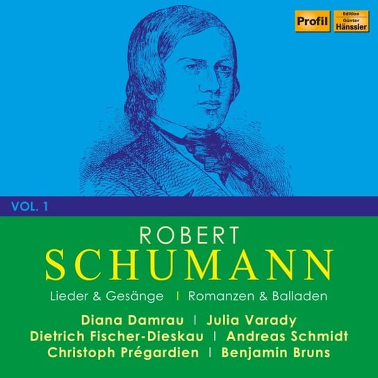 Schumann: Lieder & Gesänge; Romanzen & Balladen Damrau Diana, Varady Julia, Schmidt Andreas, Fischer-Dieskau Dietrich, Pregardien Christoph, Bruns Bejamin