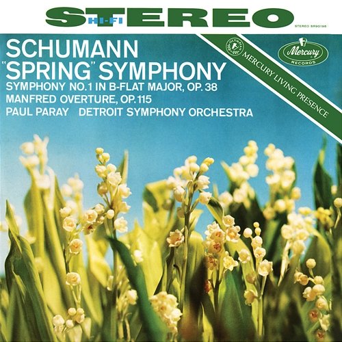 Schumann: Symphony No. 1 'Spring'; Manfred Overture Detroit Symphony Orchestra, Paul Paray