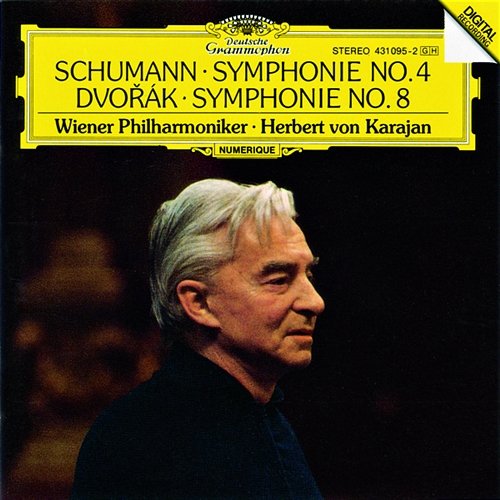 Schumann: Symphony No.4 In D Minor, Op.120 / Dvorak: Symphony No. 8 In G Major, Op. 88 Wiener Philharmoniker, Herbert Von Karajan